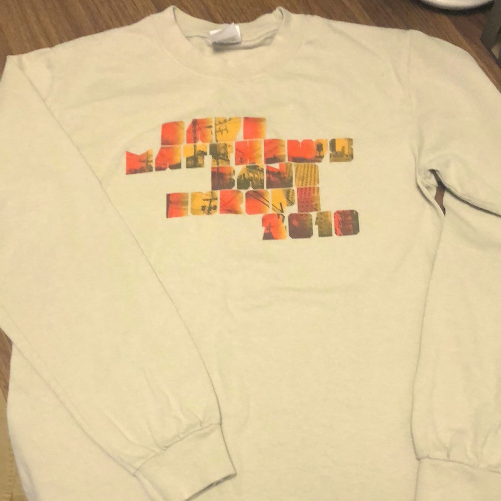Dave Matthews Band Europe 2010 Long-sleeve Tour Shirt